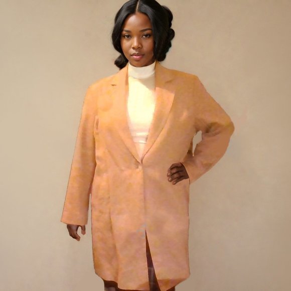Gerry Weber Long Oversized Camel/light brown Blazer - Picture 1 of 3